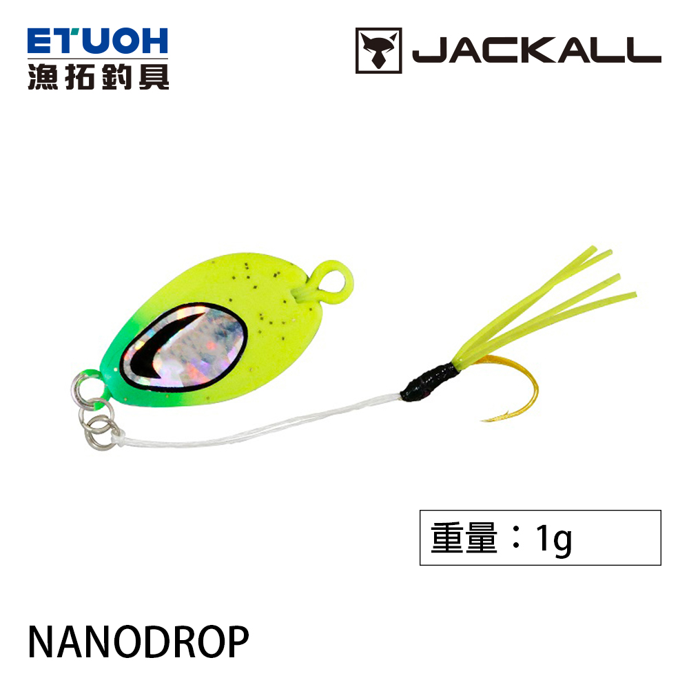 JACKALL NANODROP #1.0g [微型鐵板]